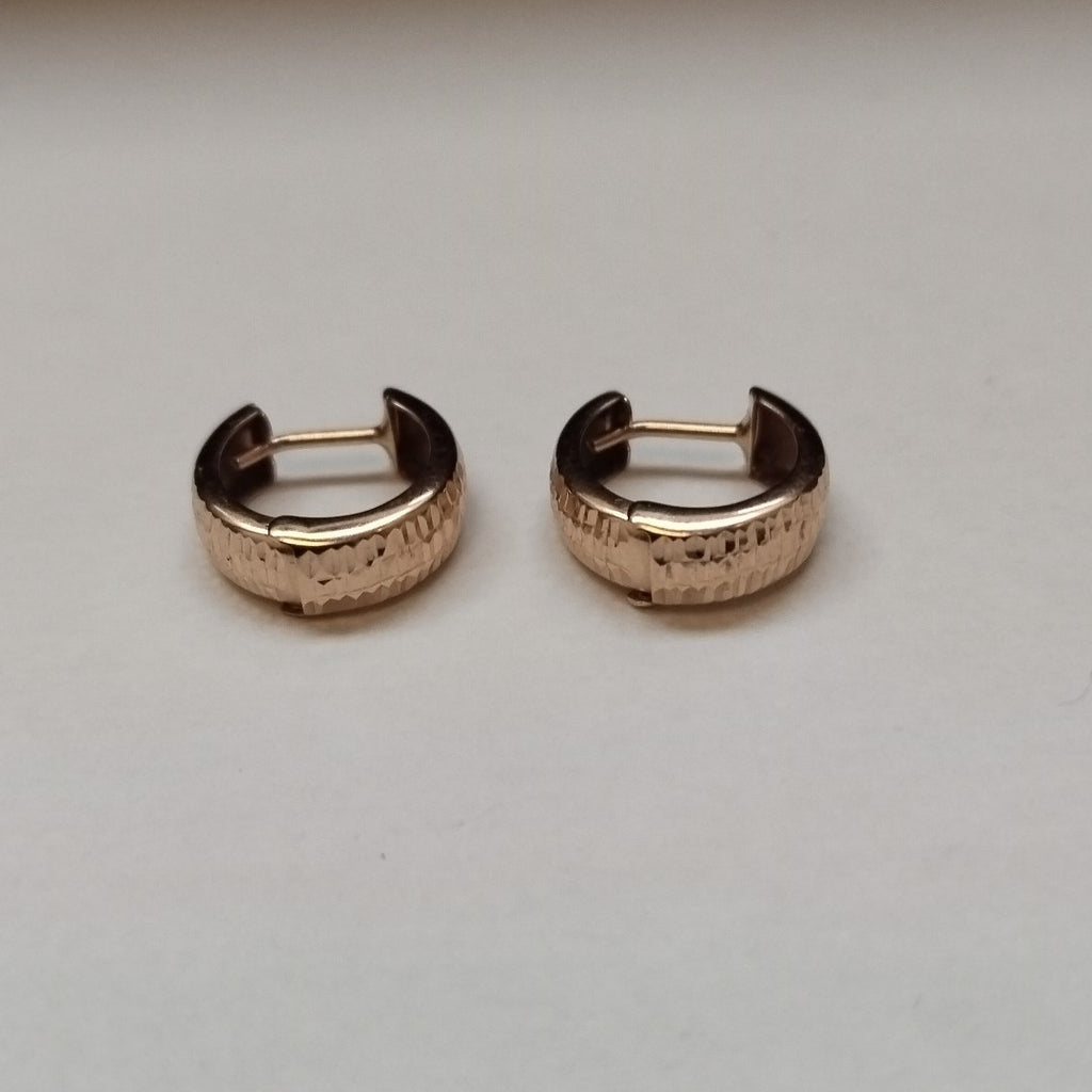 ARRACADAS PAR ORO 14 K 1.2 GRMS (SEMINUEVO)