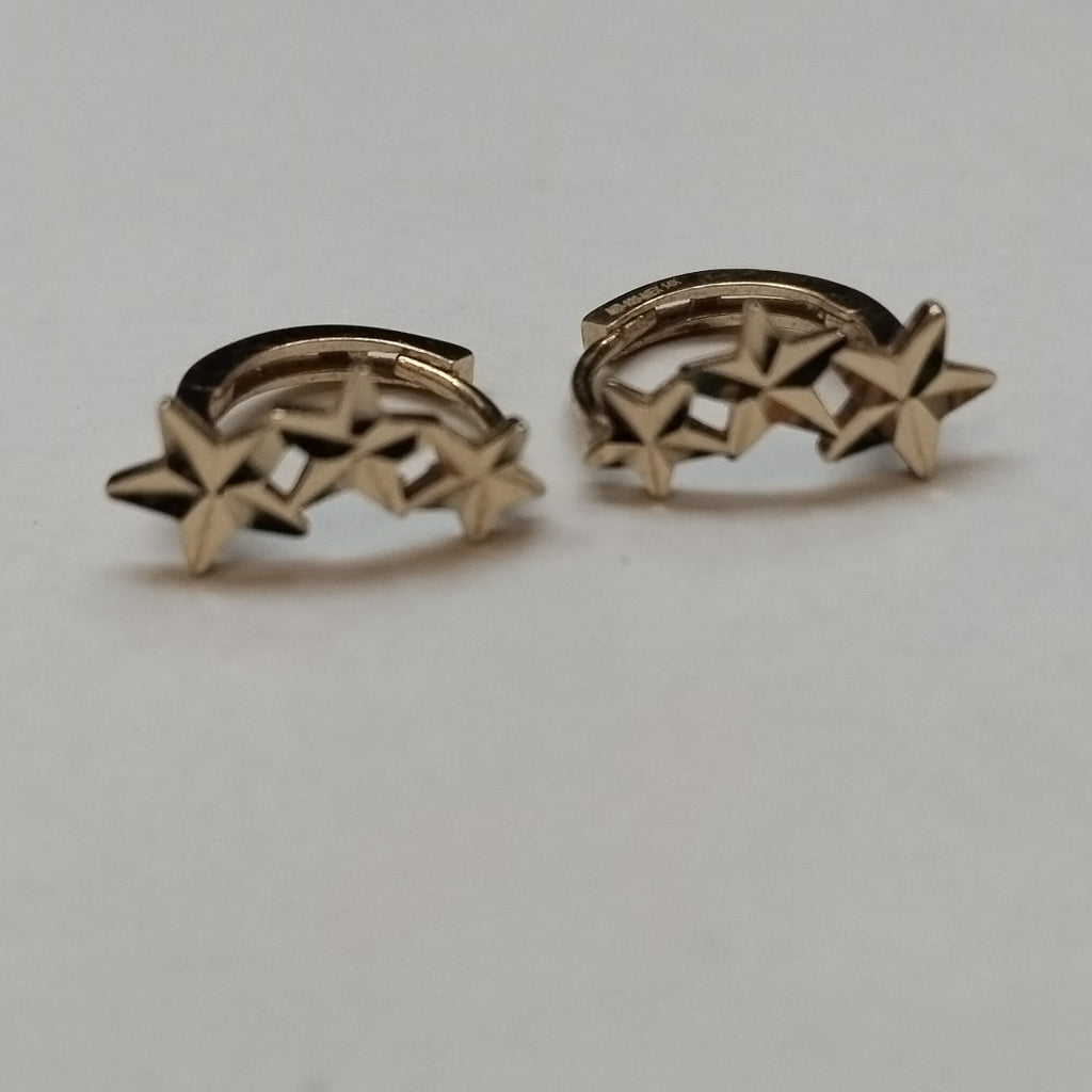 ARRACADAS PAR ORO 14 K 1.4 GRMS (SEMINUEVO)