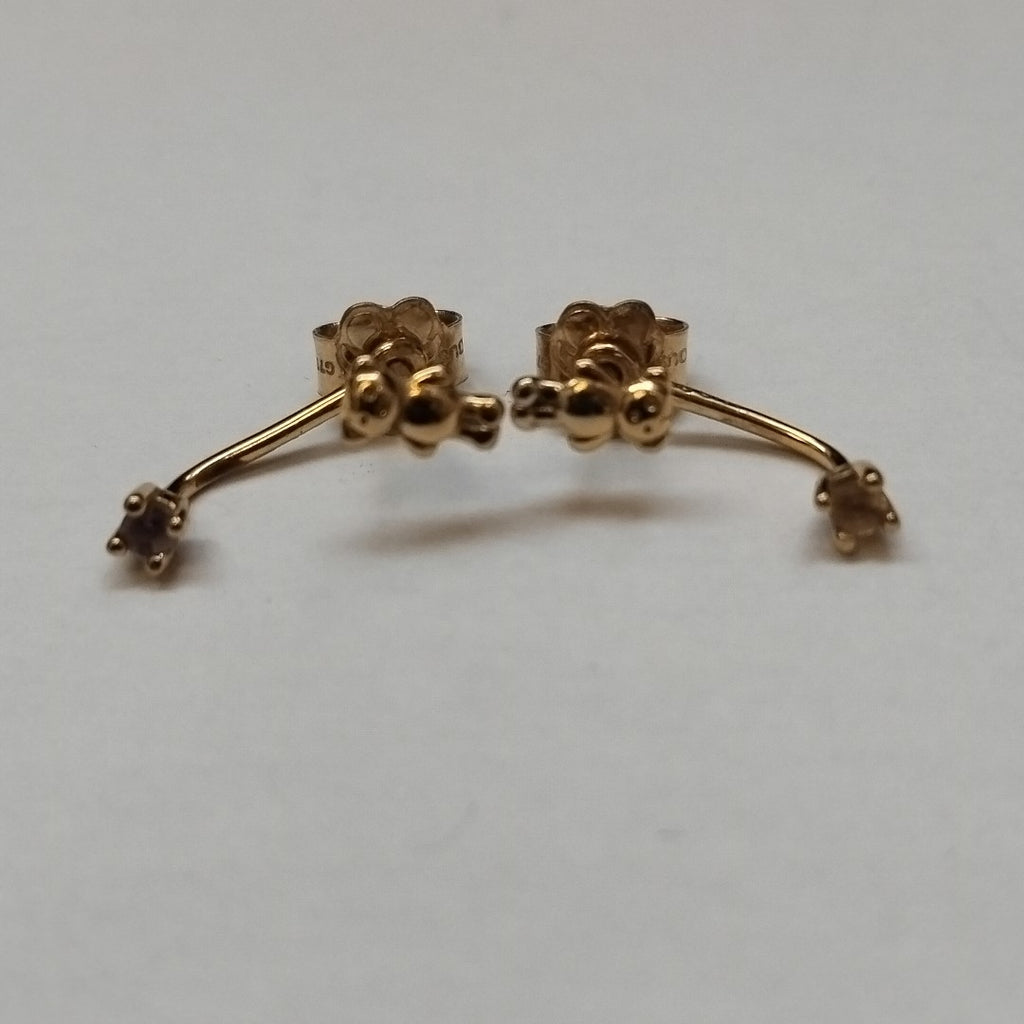 BROQUELES PAR ORO 18 K 1.4 GRMS (SEMINUEVO)