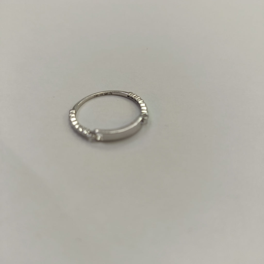 ANILLITO ORO BLANCO 14 K 1 GRMS (SEMINUEVO)