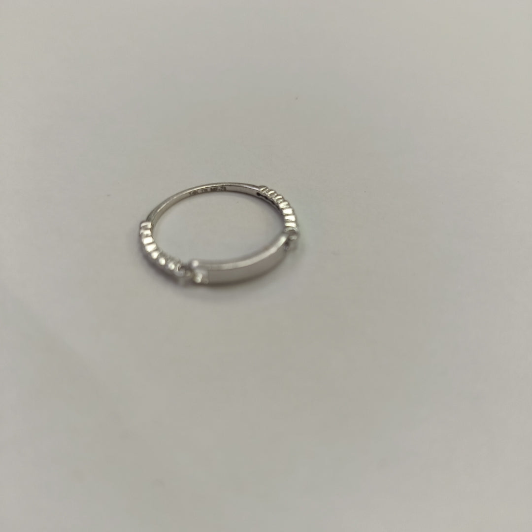 ANILLITO ORO BLANCO 14 K 1 GRMS (SEMINUEVO)