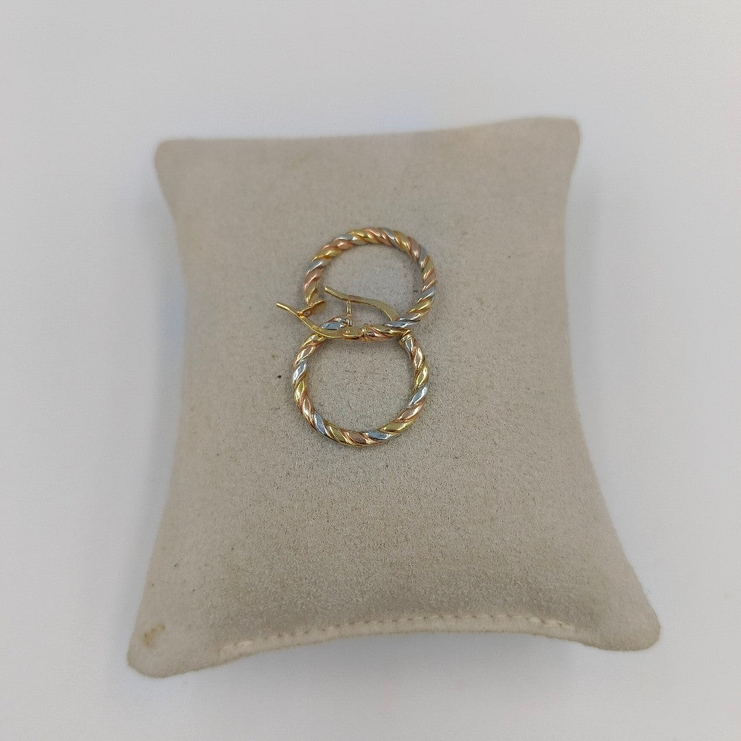 ARRACADAS ORO 14K 1.5 (NUEVO)