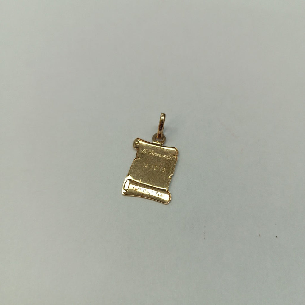 MEDALLA RELIGIOSA ORO 14 K 1 GRMS (SEMINUEVO)