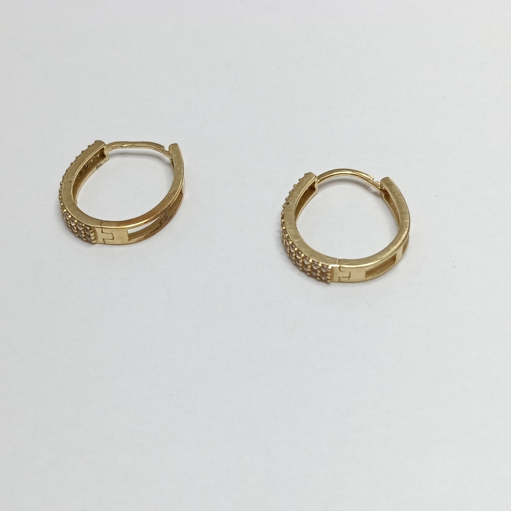 ARRACADAS PAR ORO 14 K 1,80 GRMS (SEMINUEVO)