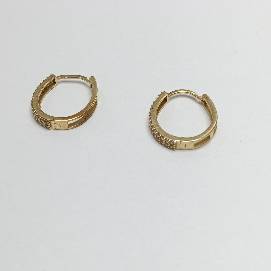 ARRACADAS PAR ORO 14 K 1,80 GRMS (SEMINUEVO)