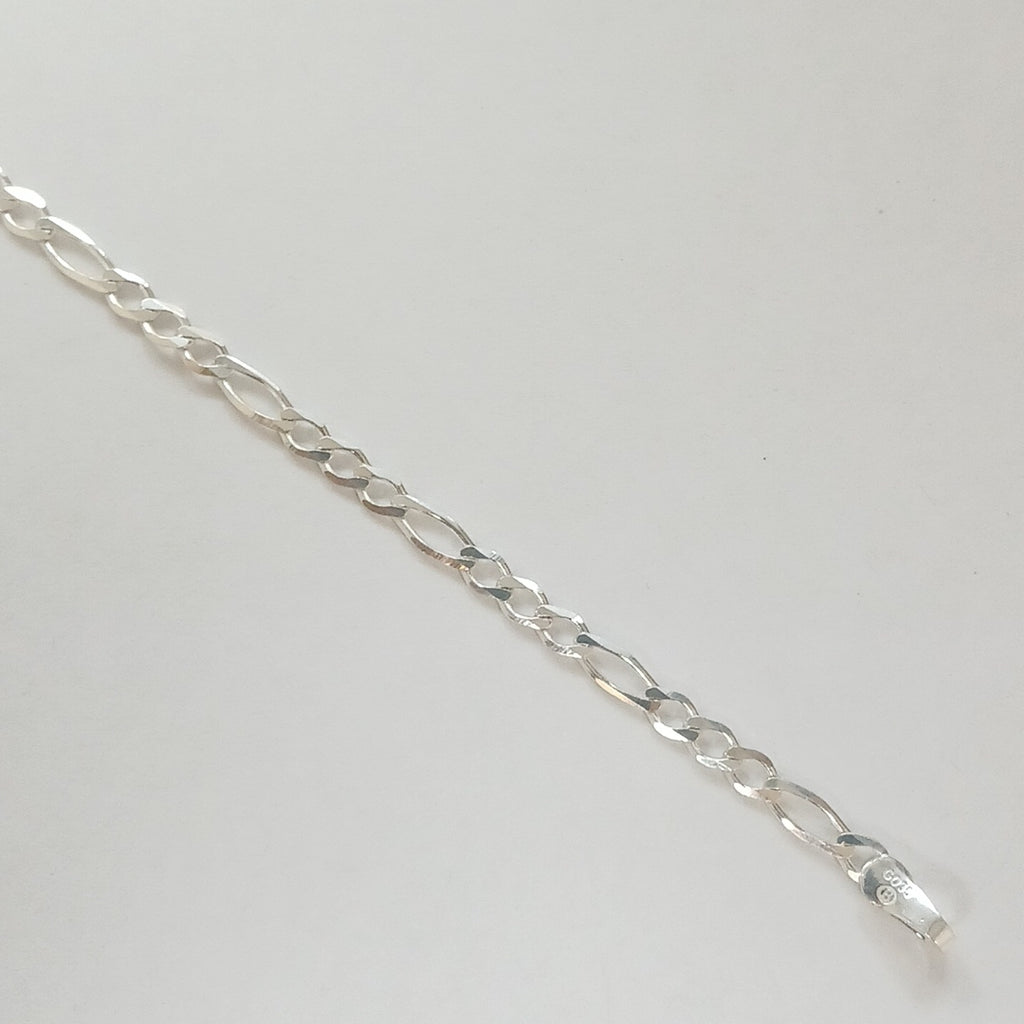 PULSERA TEJIDO 3X1 PLATA .925 21 CM 3.2 GR (NUEVO)