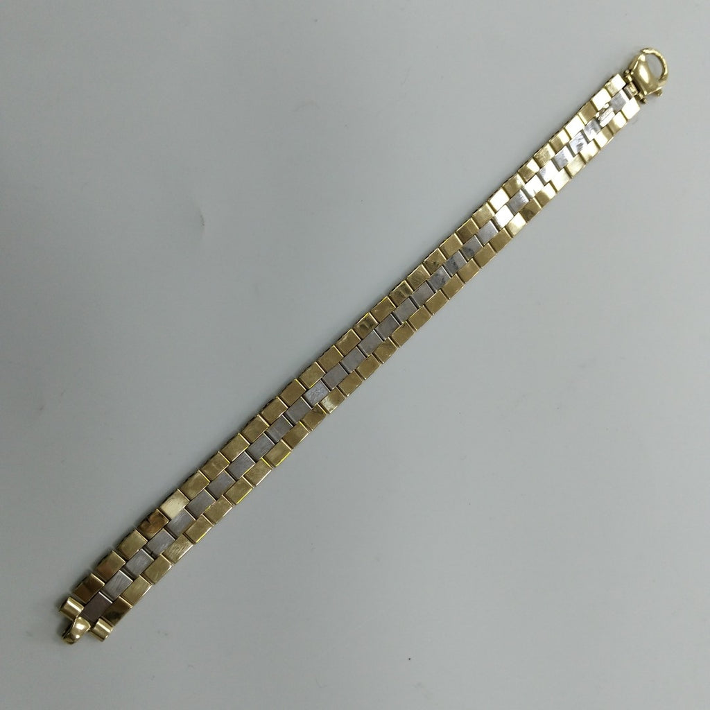 PULSERA ORO,ORO BLANCO 14 K 23,00 GRMS (SEMINUEVO)