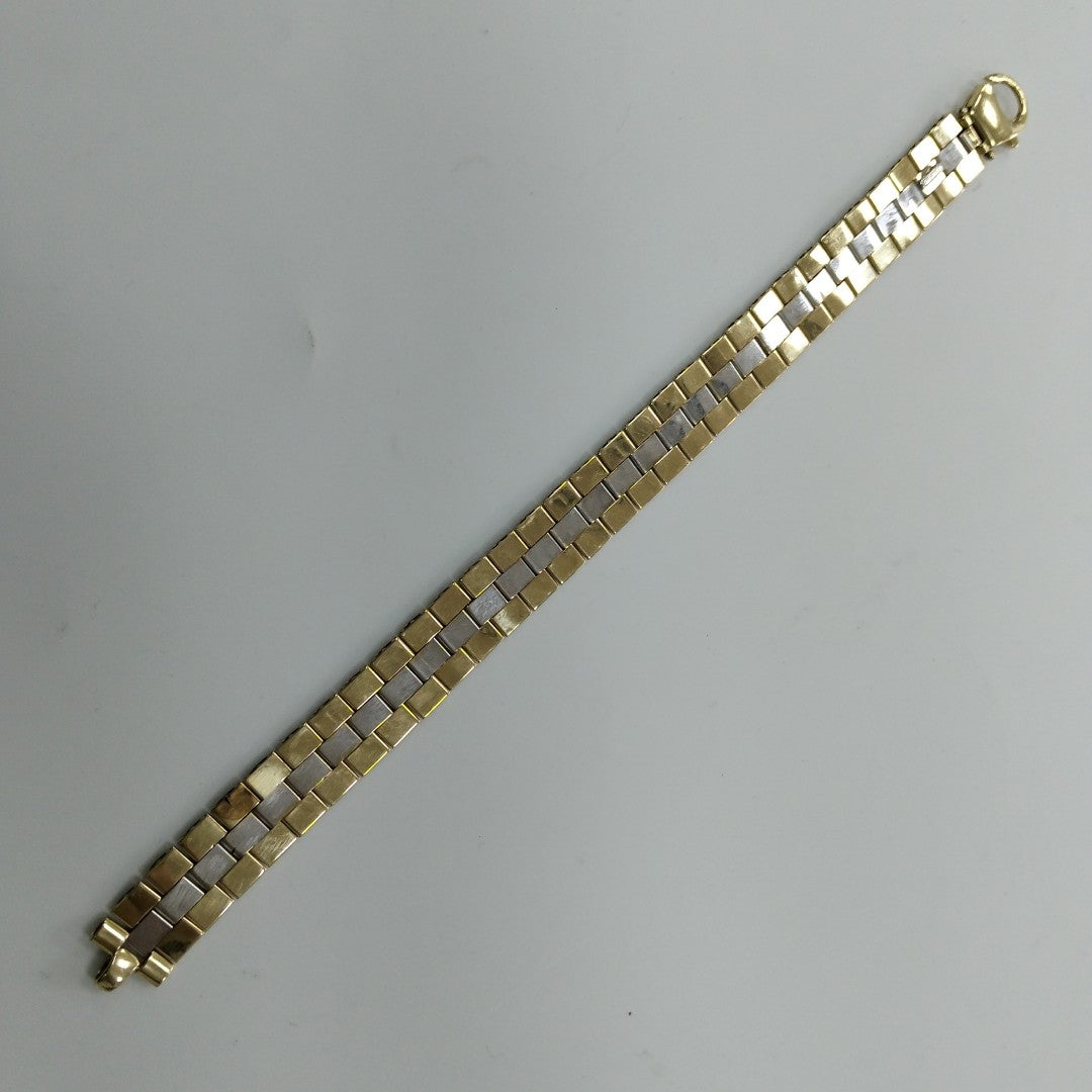 PULSERA ORO,ORO BLANCO 14 K 23,00 GRMS (SEMINUEVO)