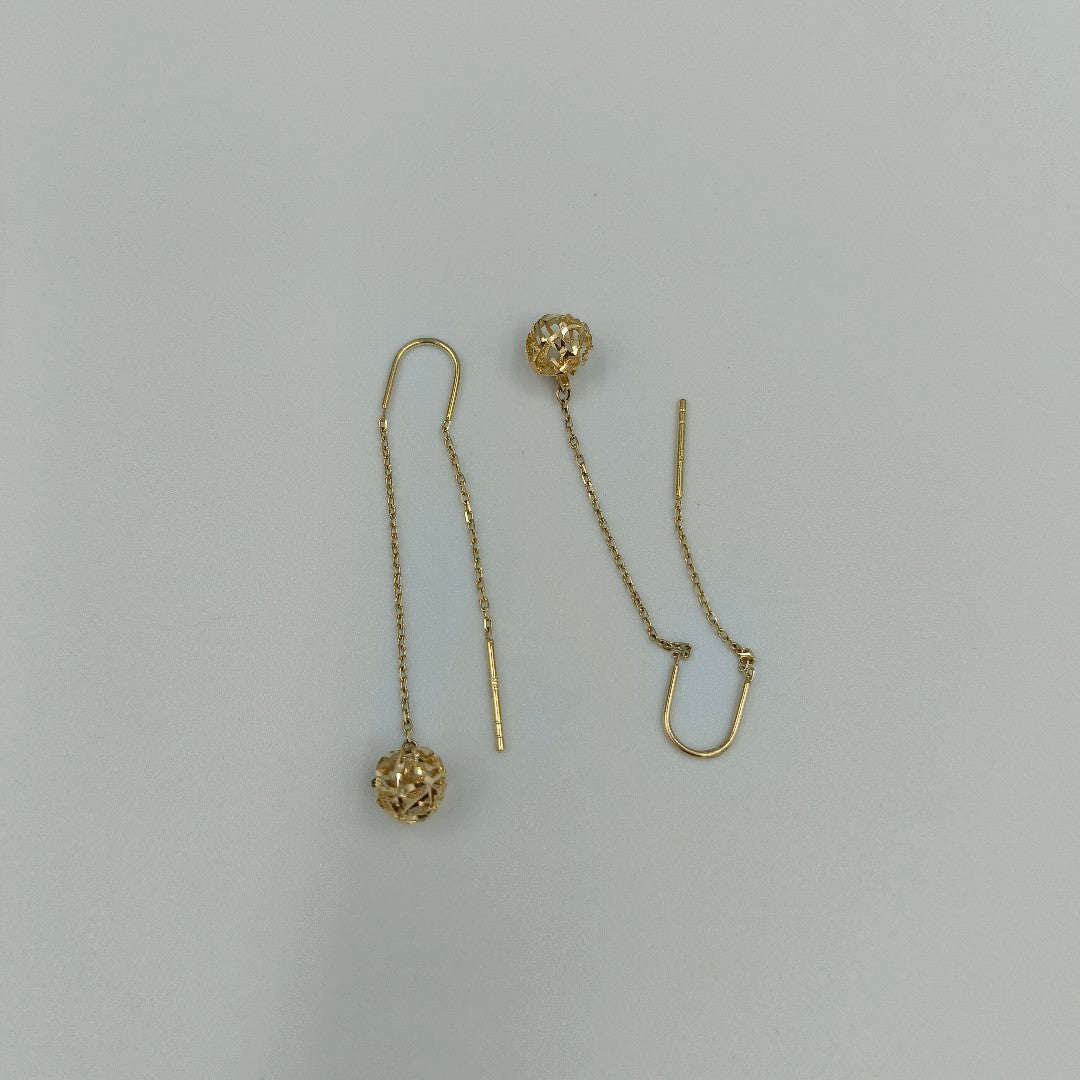BROQUELES ORO 14K 1.6 (NUEVO)