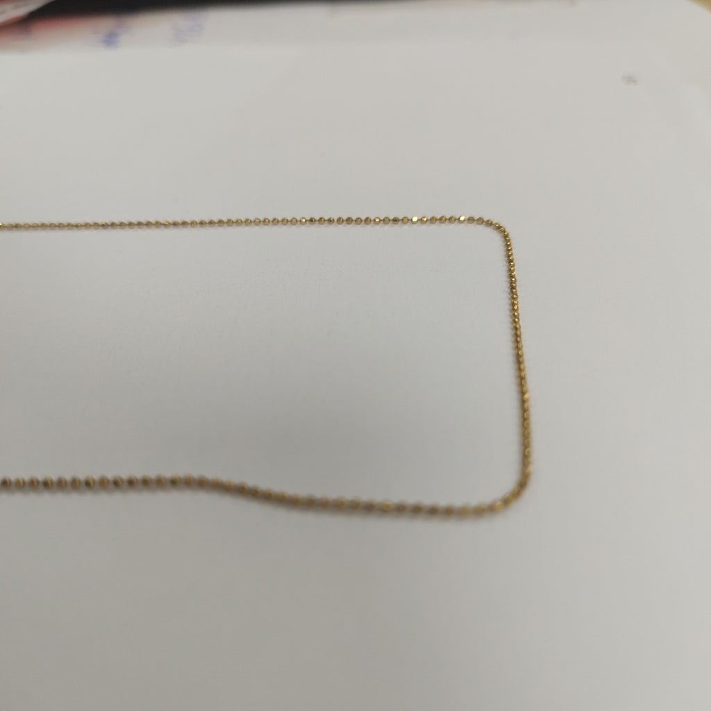 CADENA ORO 14 K 1,30 GRMS (SEMINUEVO)