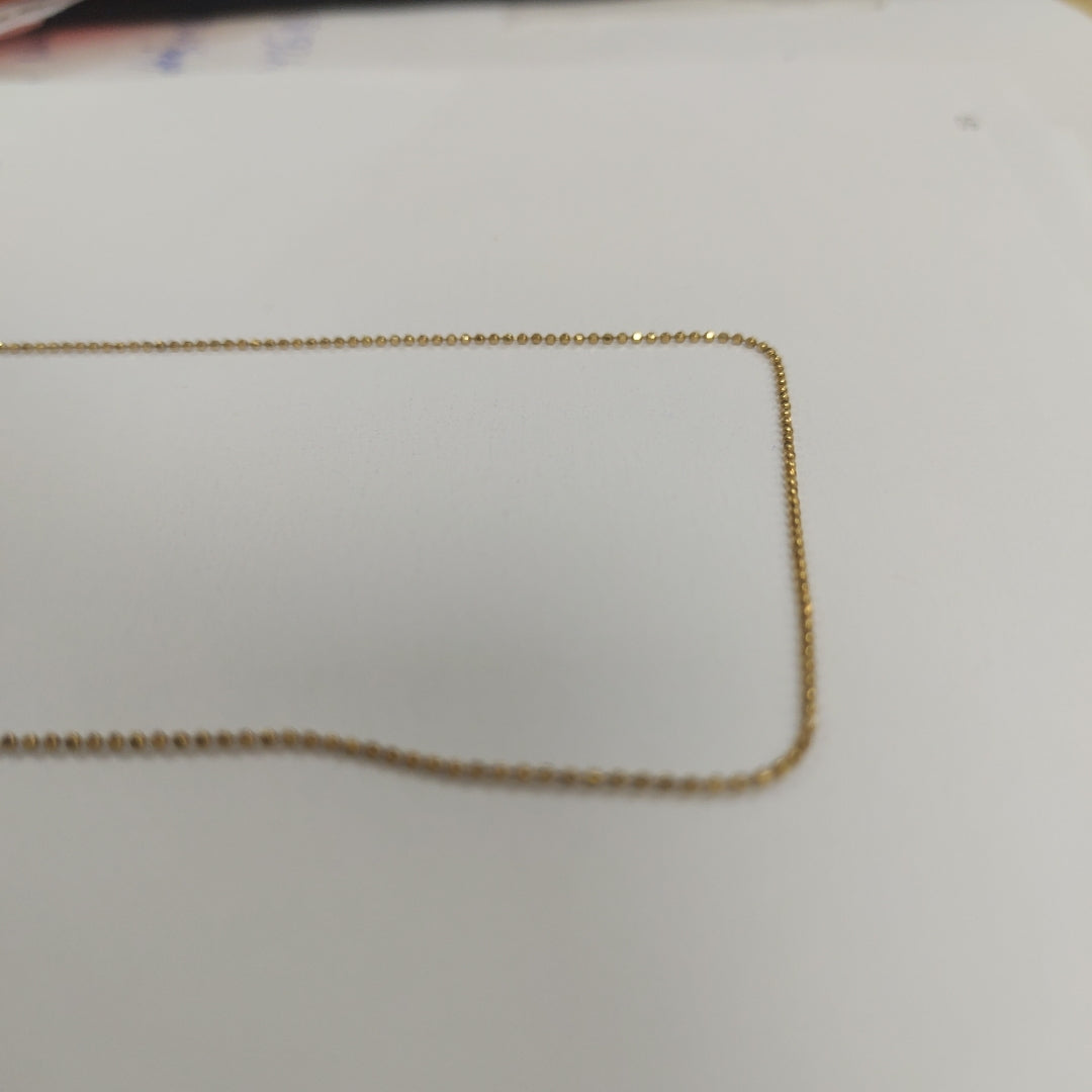 CADENA ORO 14 K 1,30 GRMS (SEMINUEVO)