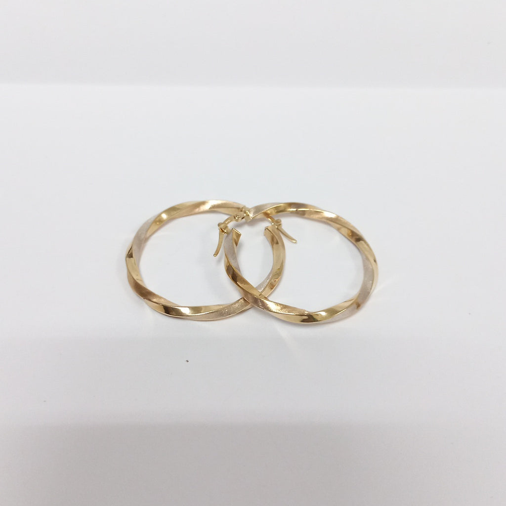 ARRACADAS PAR ORO 14 K 2,40 GRMS (SEMINUEVO)