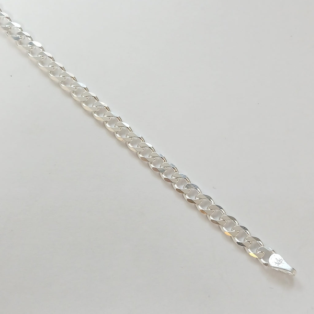 PULSERA BARBADA PLATA .925 21 CM 7.13 GR (NUEVO)