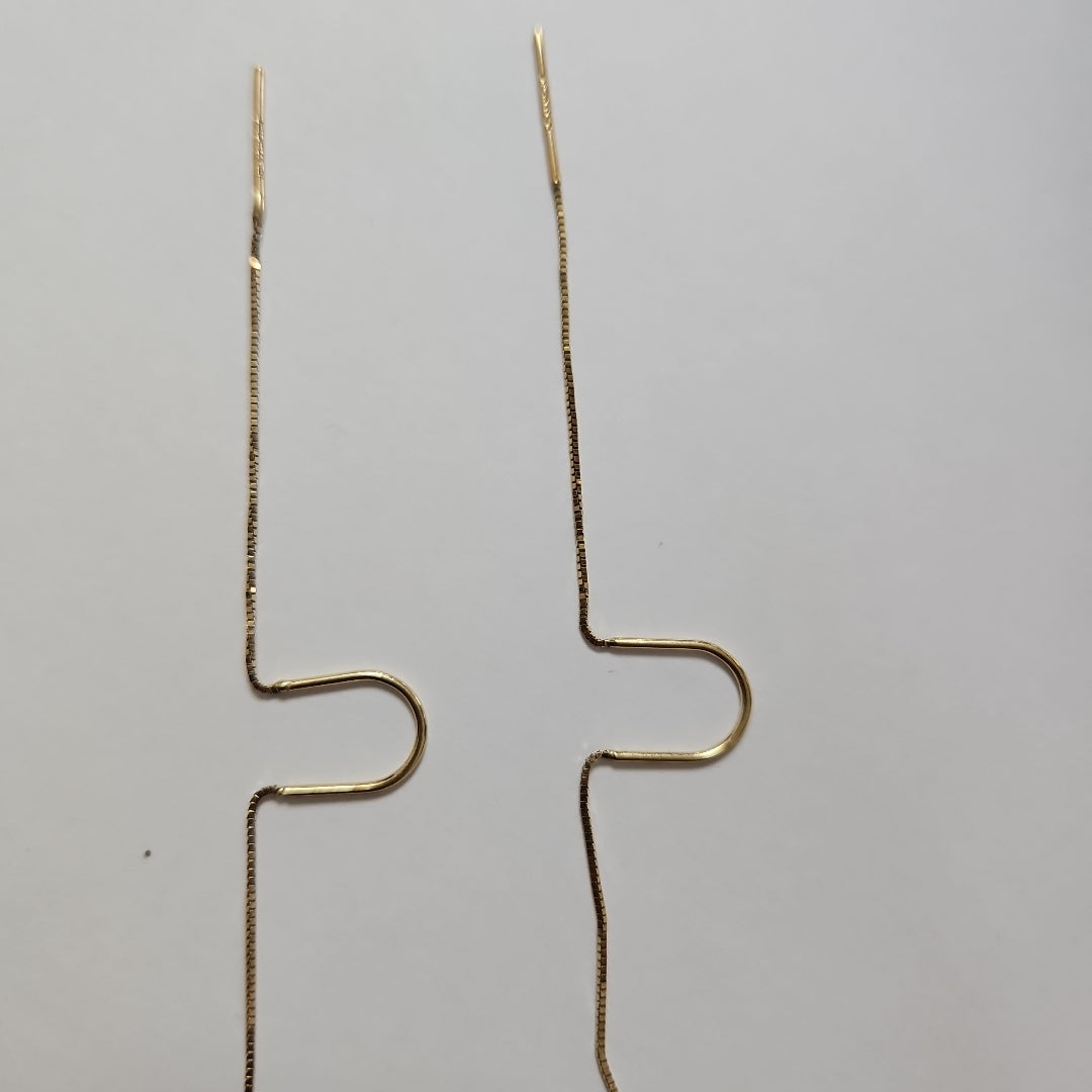 VIOLADORES PAR ORO 14 K 2.8 GRMS (SEMINUEVO)