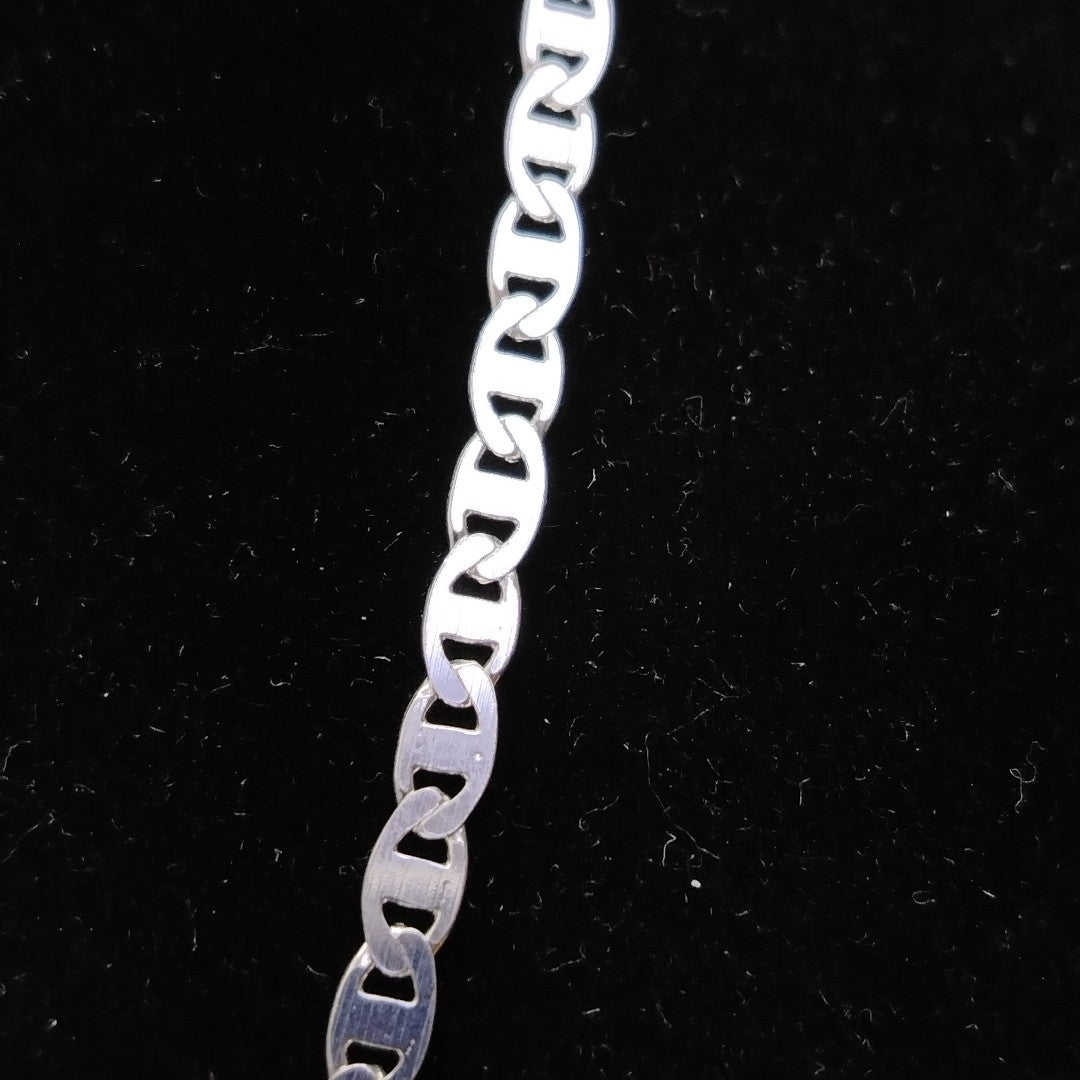CADENA TEJIDO GUCHI PLATA .925 60 CM 9.2 GR (NUEVO)