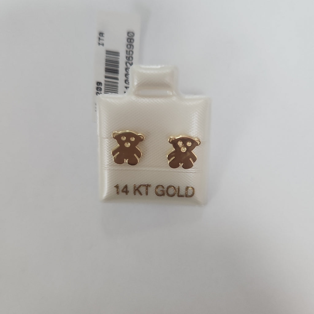 BROQUELES ORO 14K 1 (NUEVO)