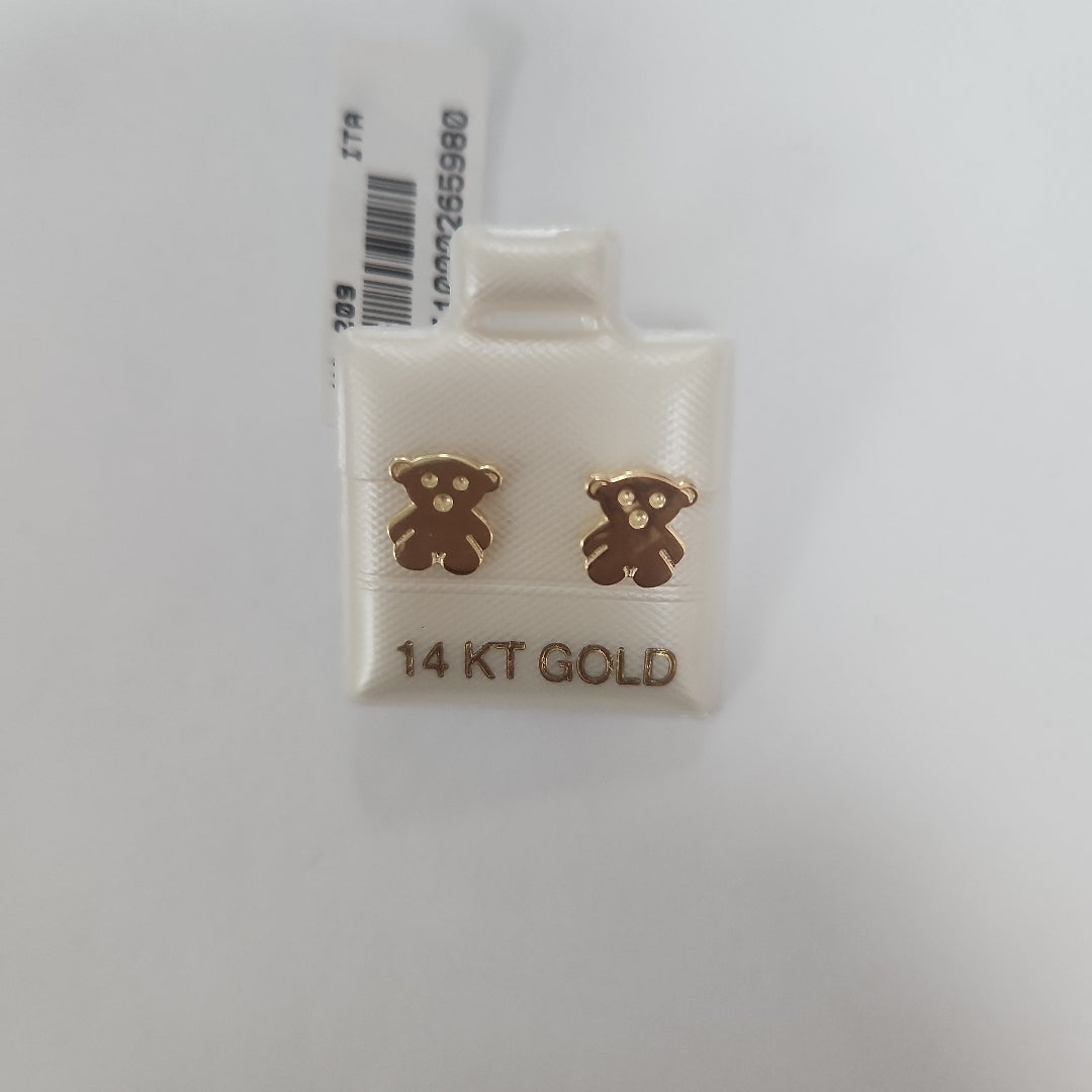 BROQUELES ORO 14K 1 (NUEVO)