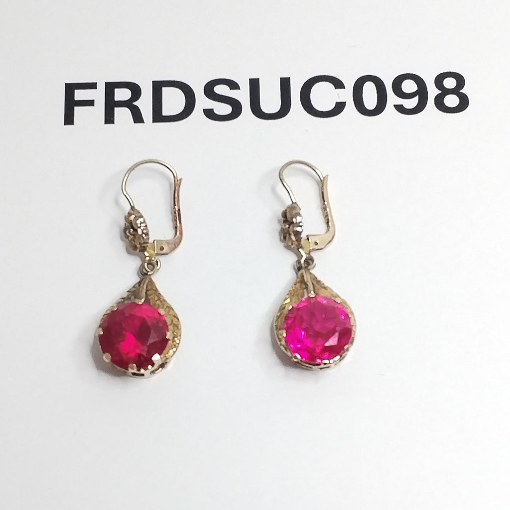 ARETES PAR ORO 8 K 5,20 GRMS (SEMINUEVO)