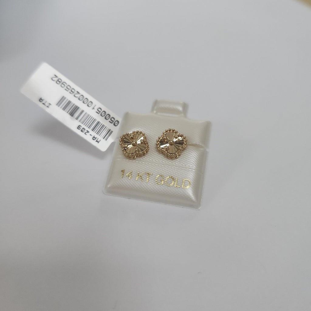 BROQUELES ORO 14K 1.6 (NUEVO)
