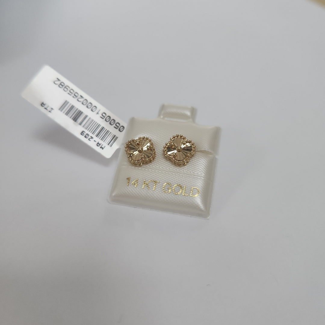 BROQUELES ORO 14K 1.6 (NUEVO)
