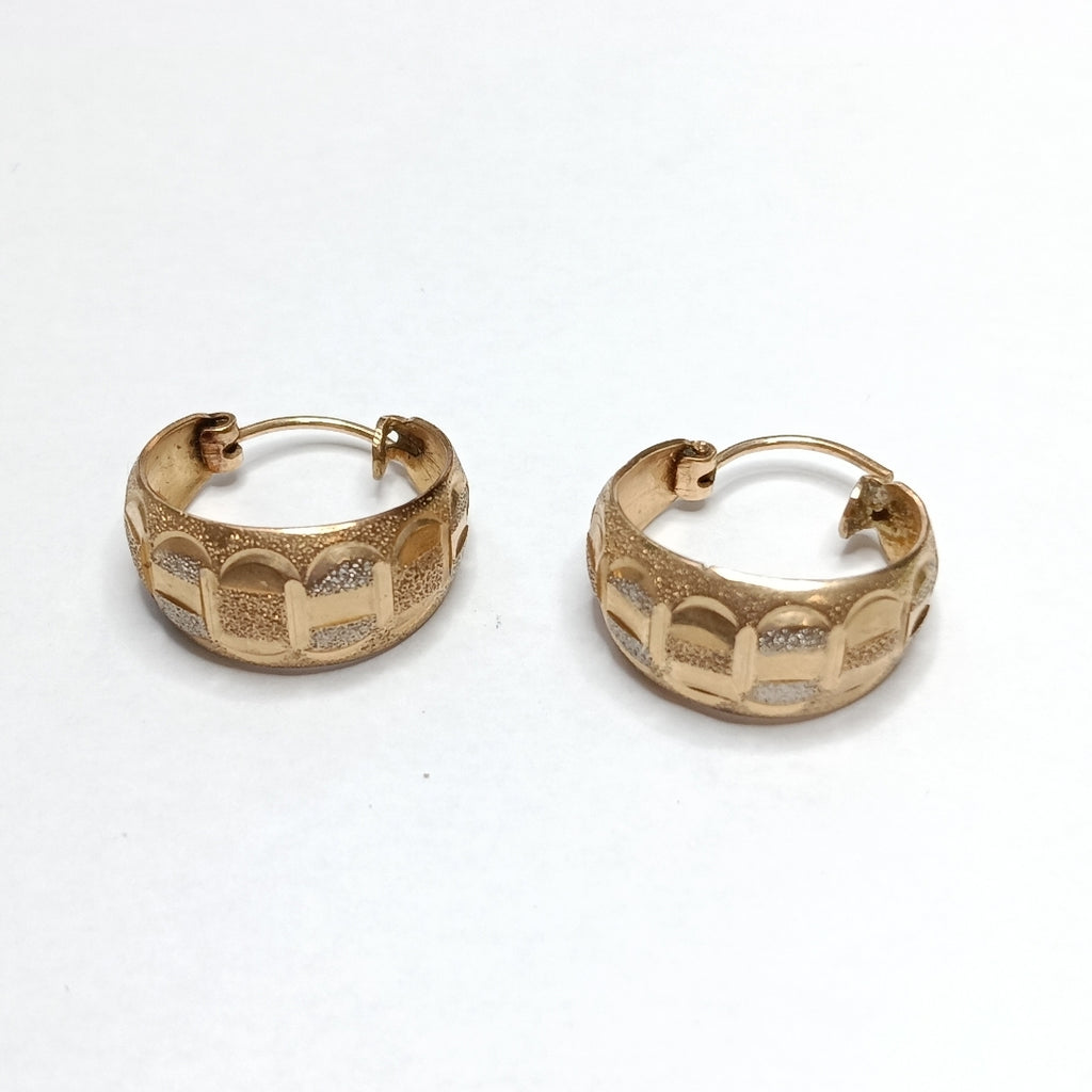 ARRACADAS PAR ORO 10 K 3,70 GRMS (SEMINUEVO)