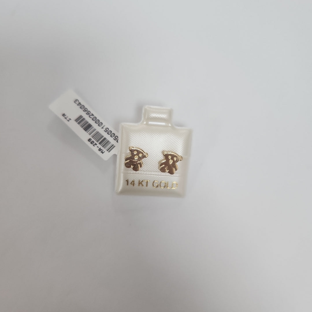 BROQUELES ORO 14K 1 (NUEVO)