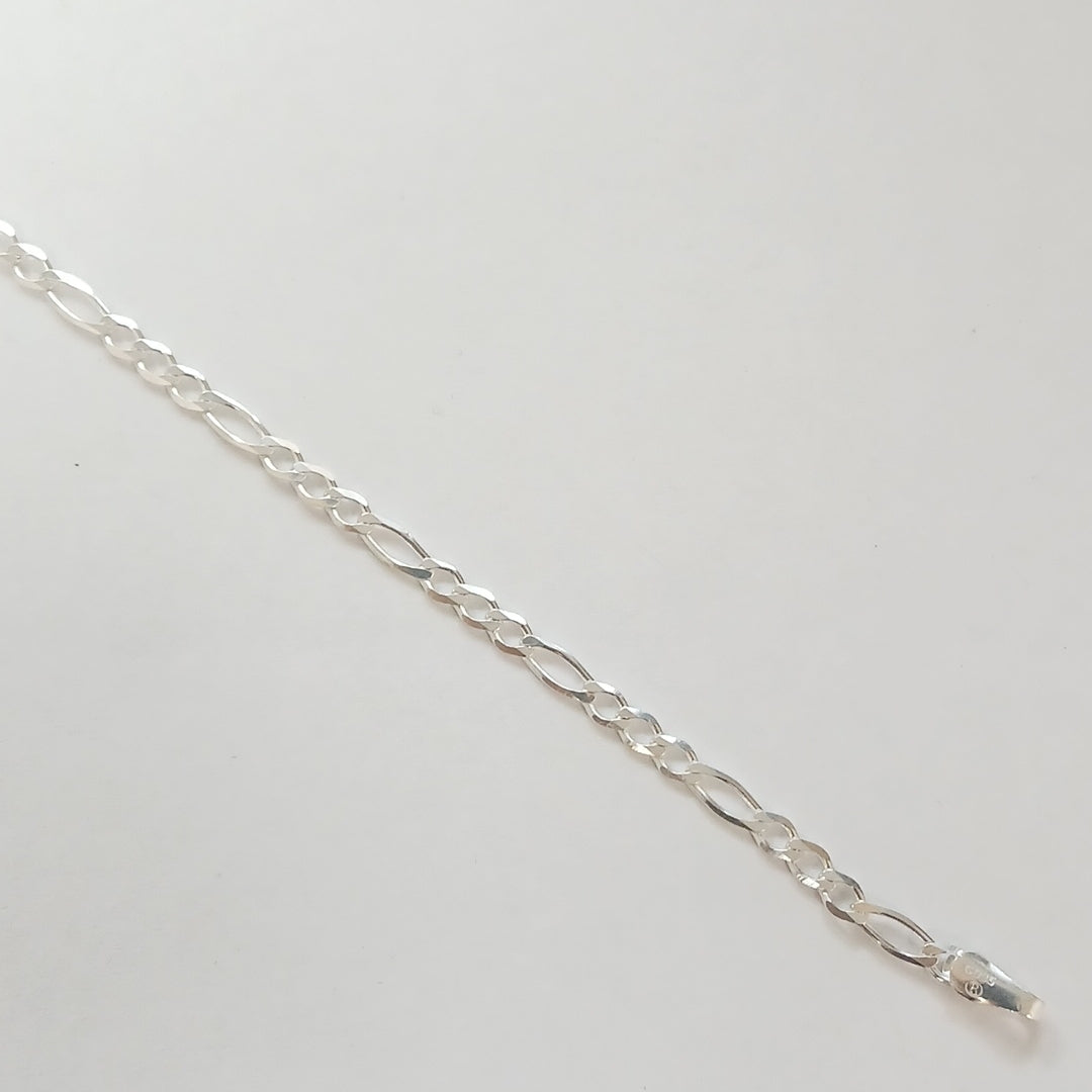 PULSERA TEJIDO 3X1 PLATA .925 21 CM 3.3 GR (NUEVO)