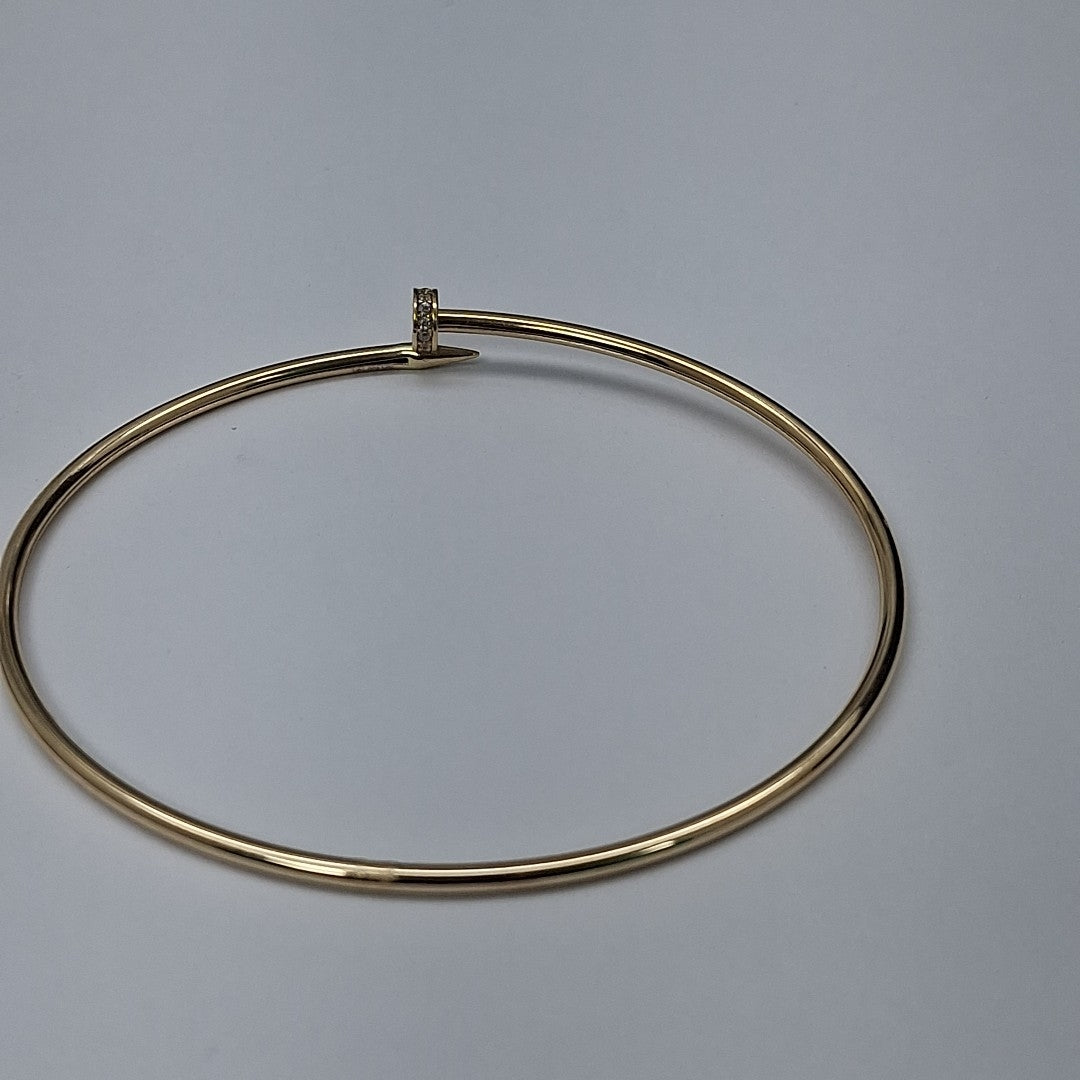 PULSERA CLAVO ORO 14K 2.8 (NUEVO)