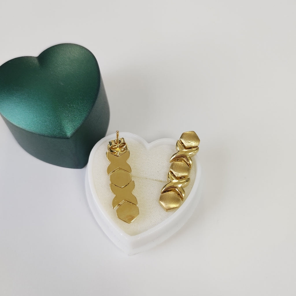 ARETES PAR ORO 14 K 4.5 GRMS (SEMINUEVO)