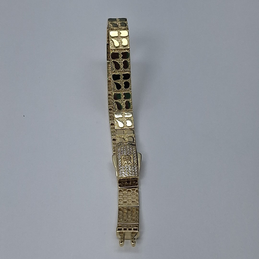 PULSERAS CABALLERO ORO 14K 17.4 (NUEVO)
