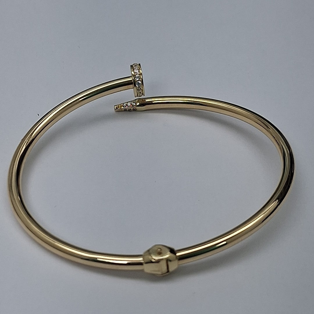 PULSERA CLAVO ORO 14K 6.4 (NUEVO)