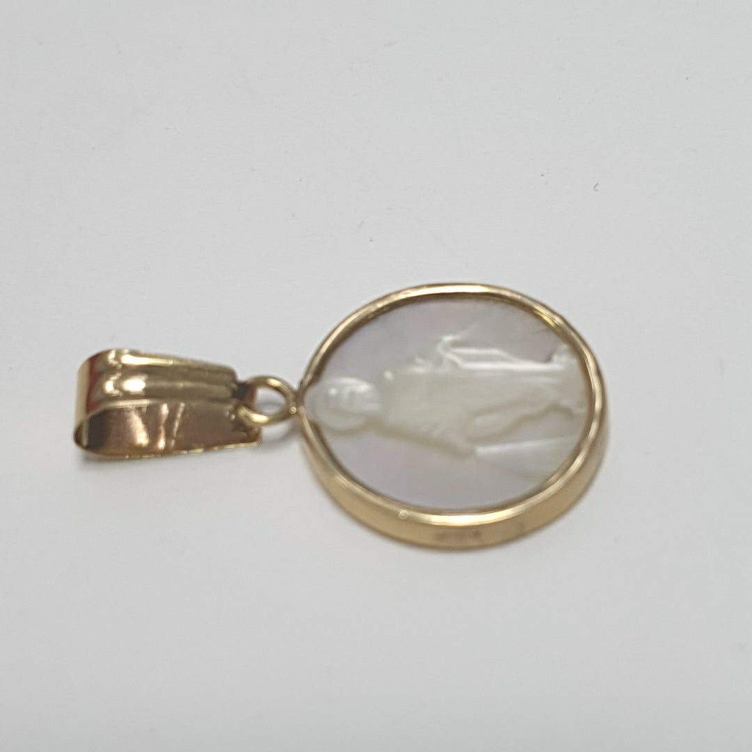 MEDALLA RELIGIOSA ORO 18 K 1.2 GRMS (SEMINUEVO)