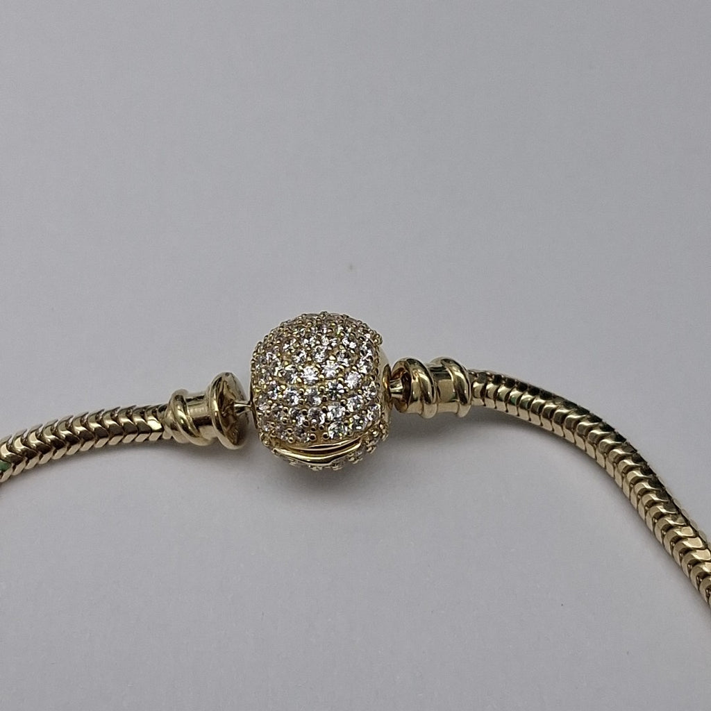 PULSERA CHARM ORO 14K 16.1 (NUEVO)