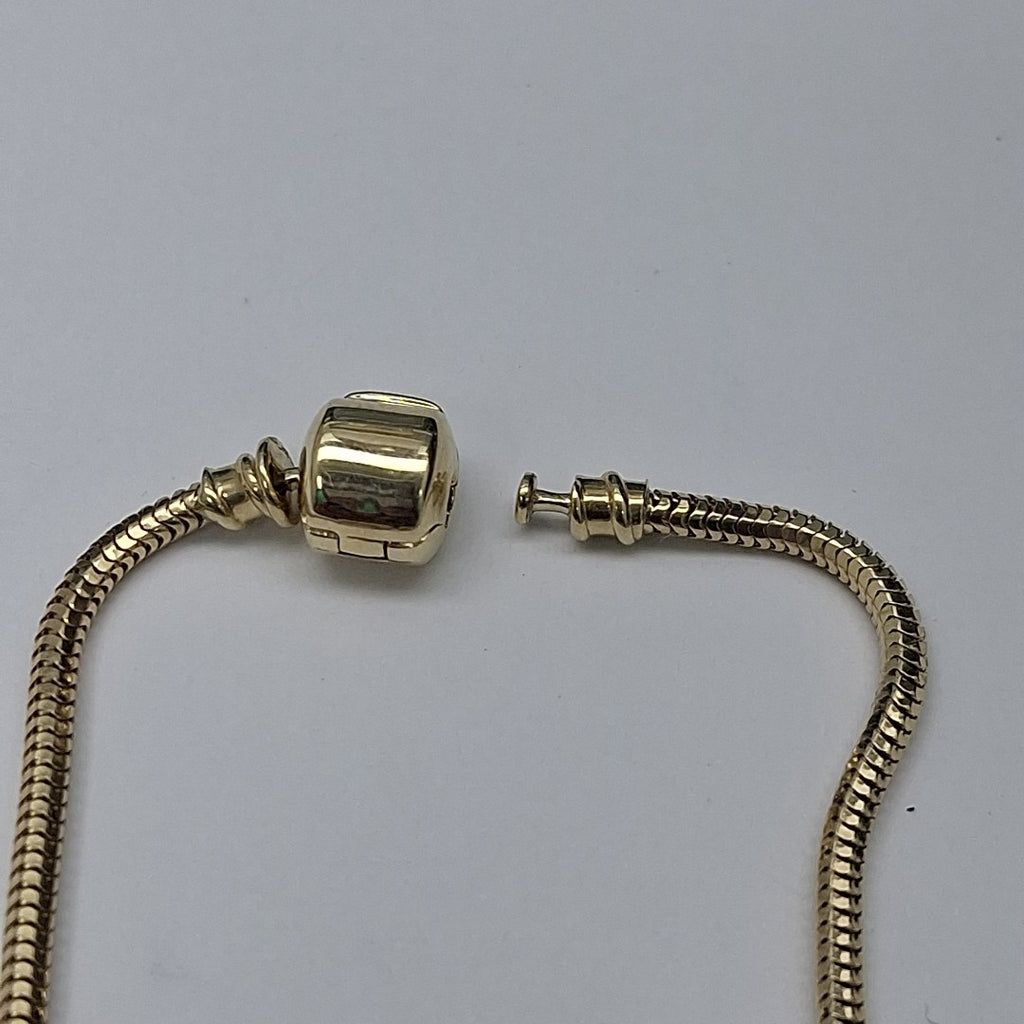 PULSERA CHARM ORO 14K 16.9 (NUEVO)
