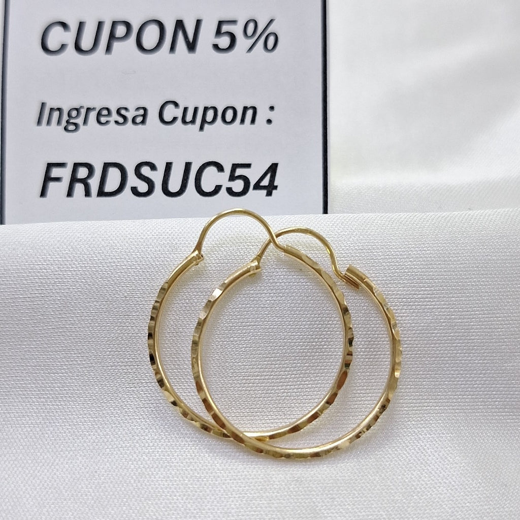 ARRACADAS PAR ORO 10 K 1.1 GRMS (SEMINUEVO)