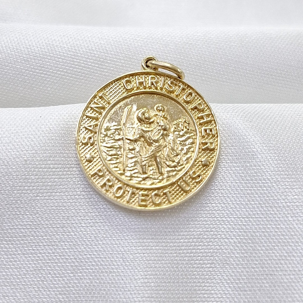 MEDALLA RELIGIOSA ORO 14 K 2,10 GRMS (SEMINUEVO)