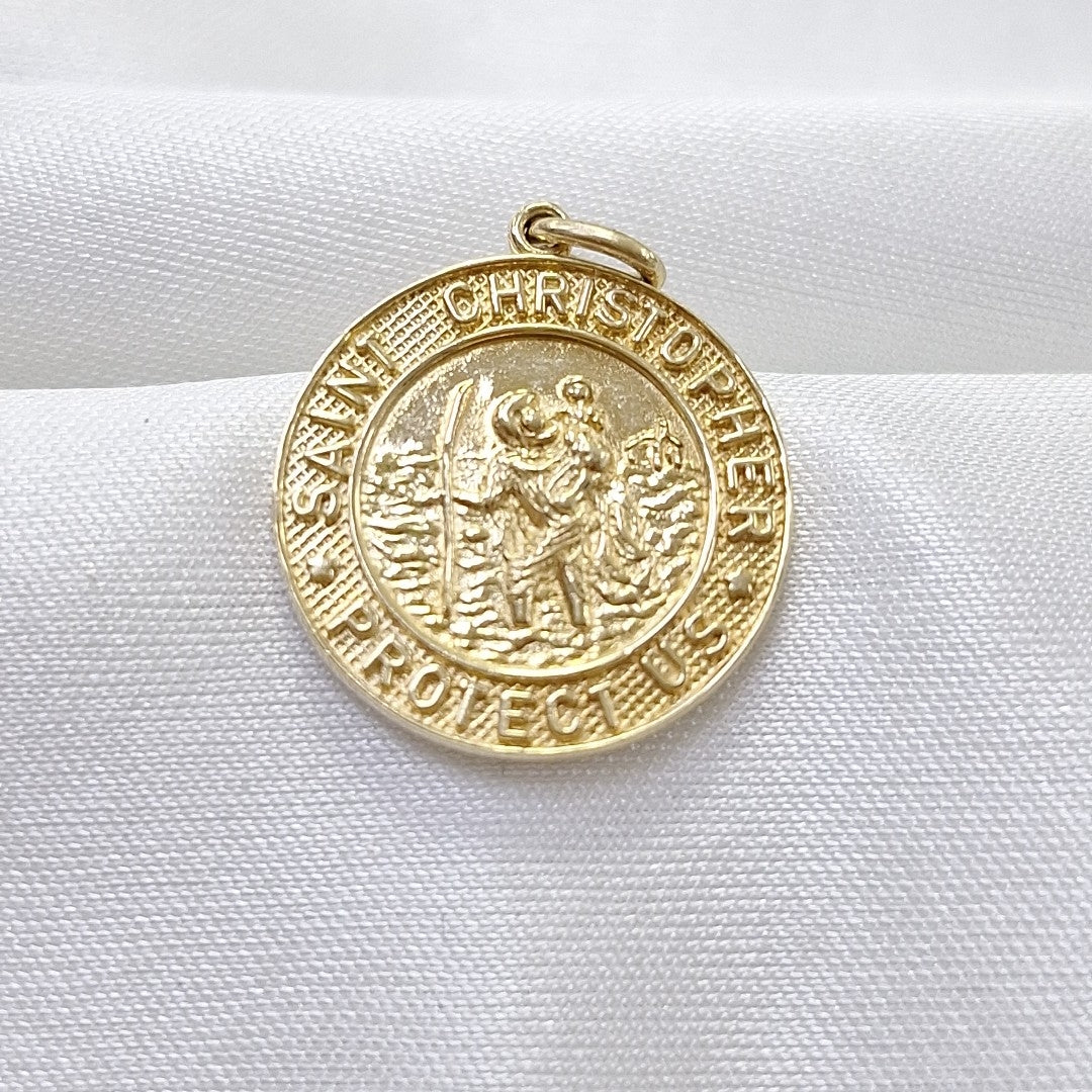 MEDALLA RELIGIOSA ORO 14 K 2,10 GRMS (SEMINUEVO)