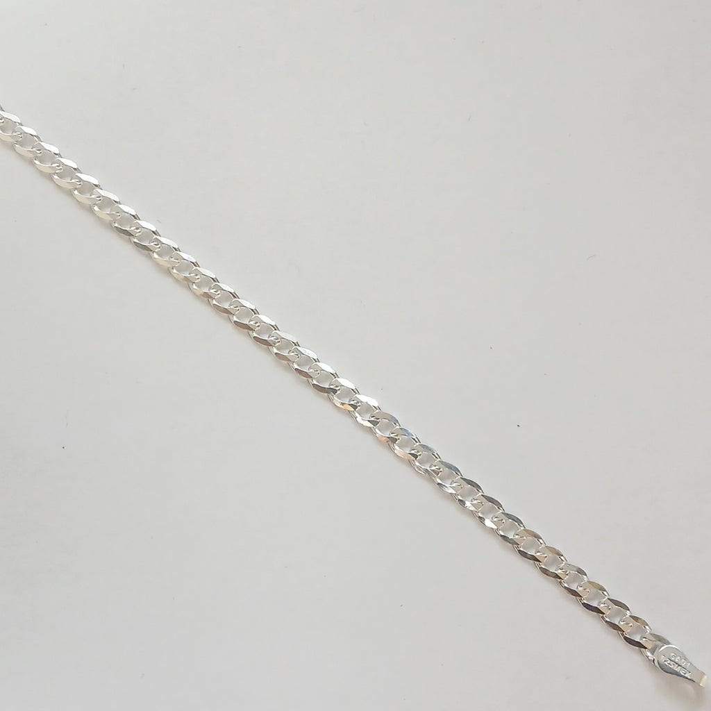 PULSERA BARBADA PLATA .925 21 CM 4.23 GR (NUEVO)