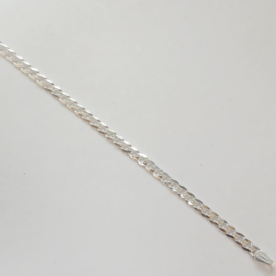 PULSERA BARBADA PLATA .925 21 CM 4.23 GR (NUEVO)