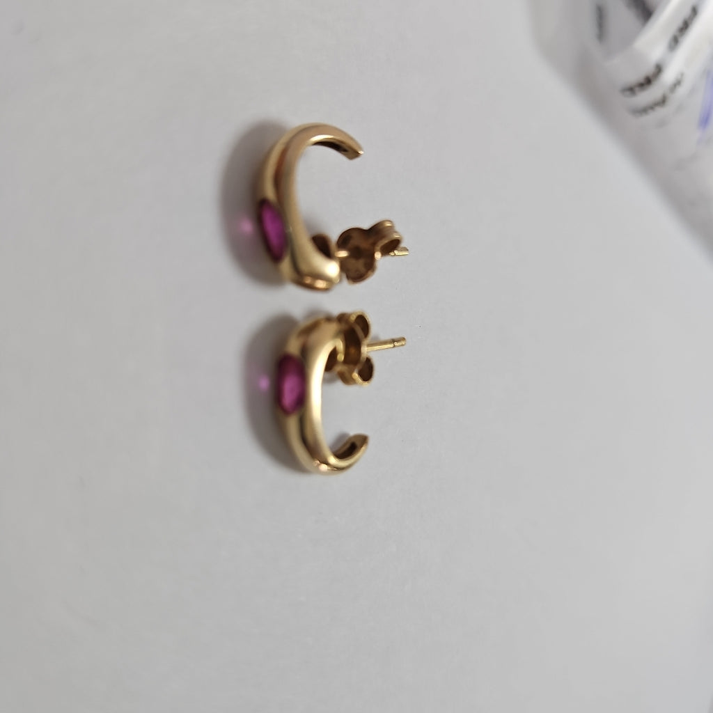 ARRACADAS PAR ORO 14 K 2.2 GRMS (SEMINUEVO)