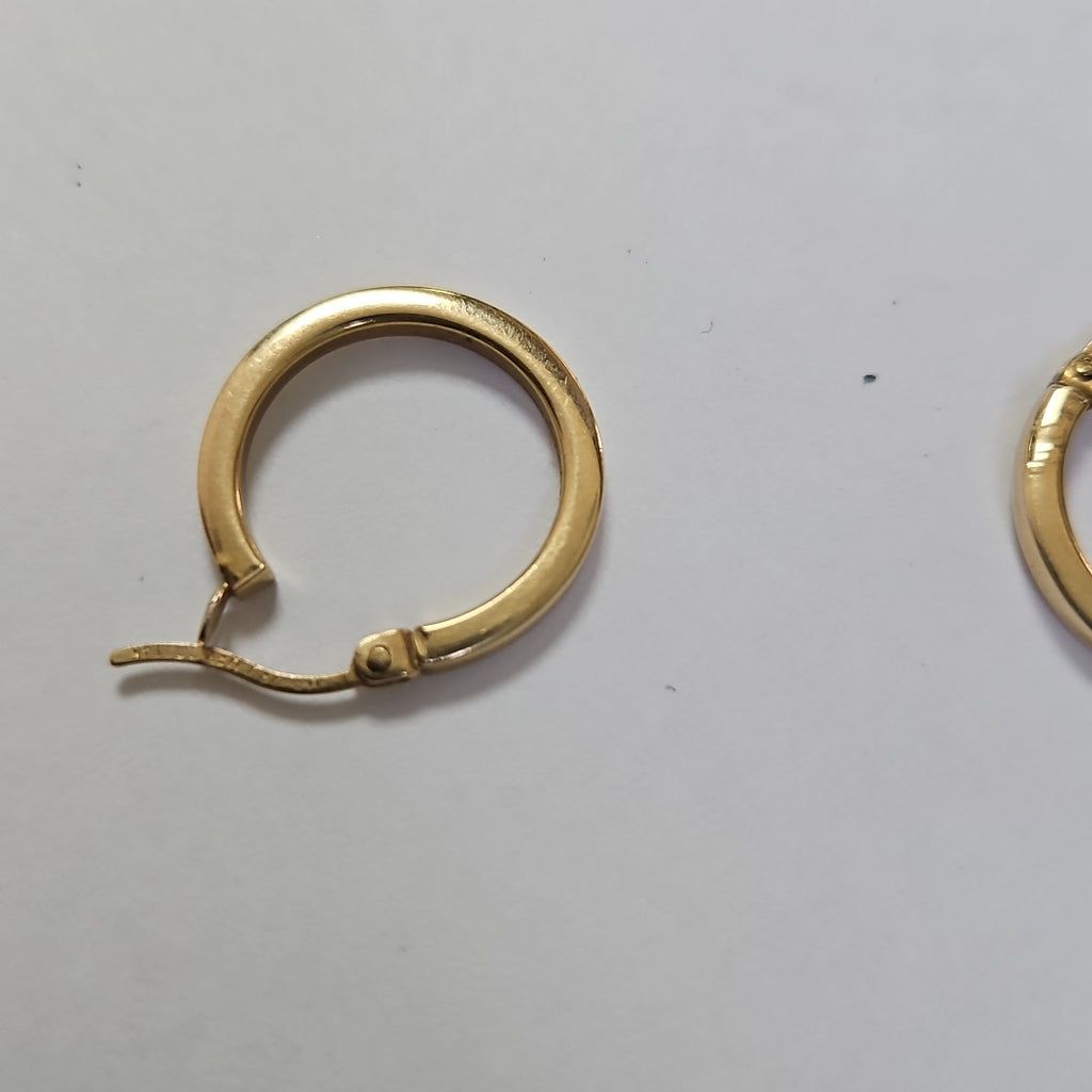 ARRACADAS PAR ORO 14 K 1.5 GRMS (SEMINUEVO)