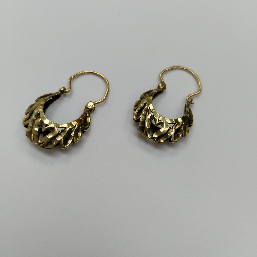 ARRACADAS PAR ORO 10 K 2.6 GRMS (SEMINUEVO)