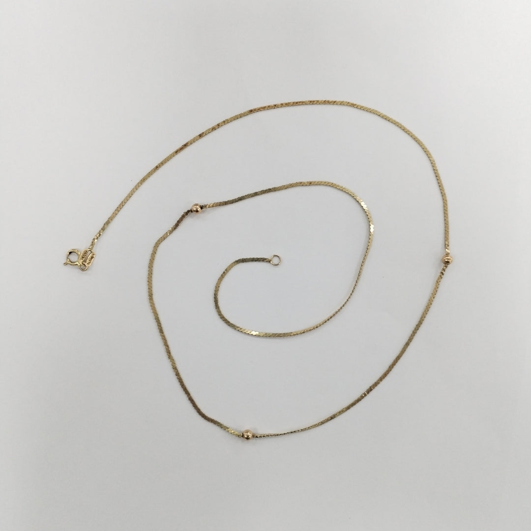 GARGANTILLA ORO 14 K 3,00 GRMS (SEMINUEVO)
