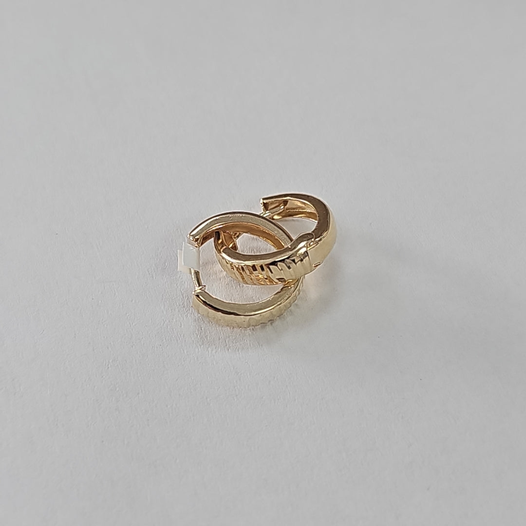 HUGGIES ORO 14K 1.1 (NUEVO)