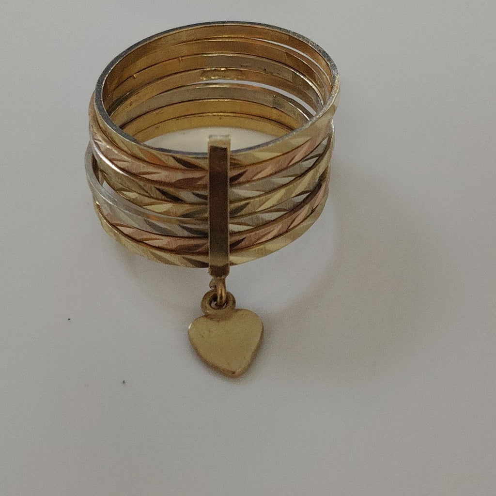 ANILLITO ORO,ORO COMBINADO 10 K 5,40 GRMS (SEMINUEVO)