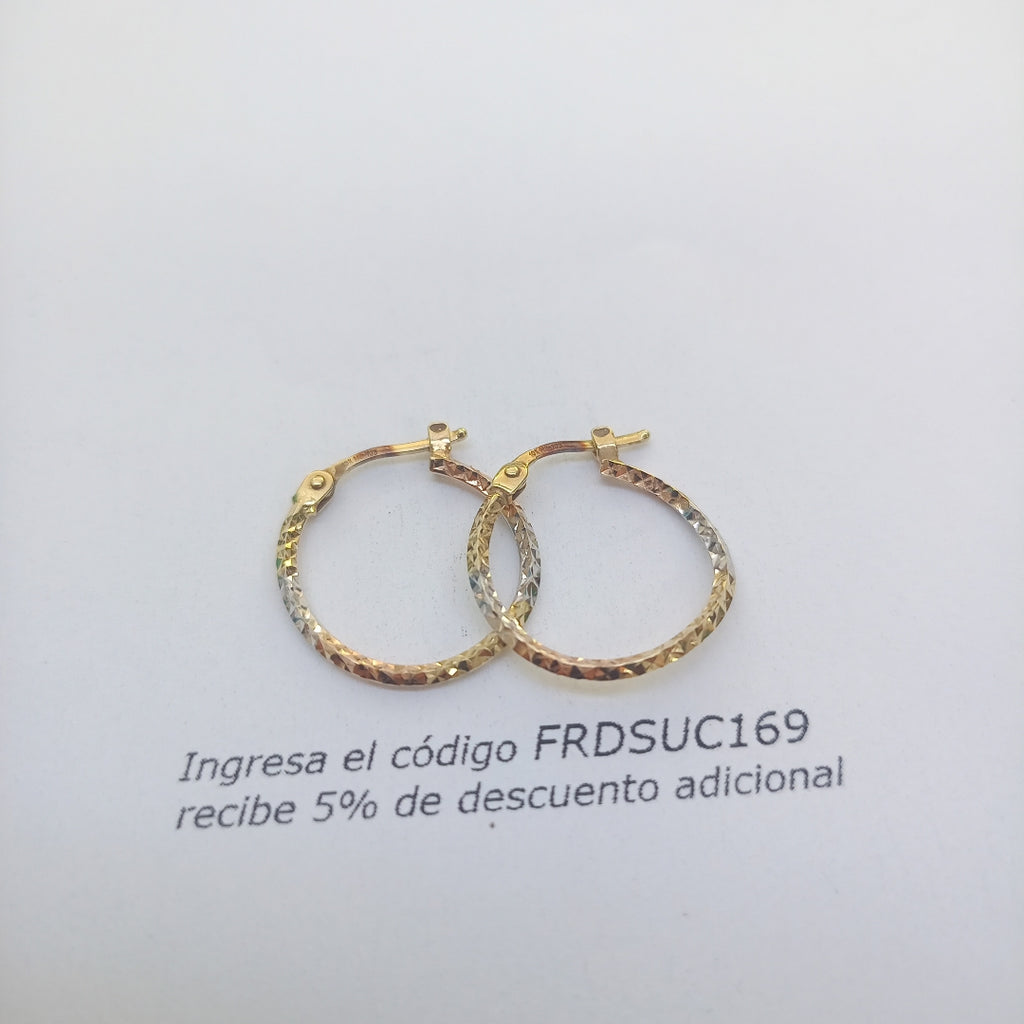 ARRACADAS PAR ORO 10 K 0,90 GRMS (SEMINUEVO)