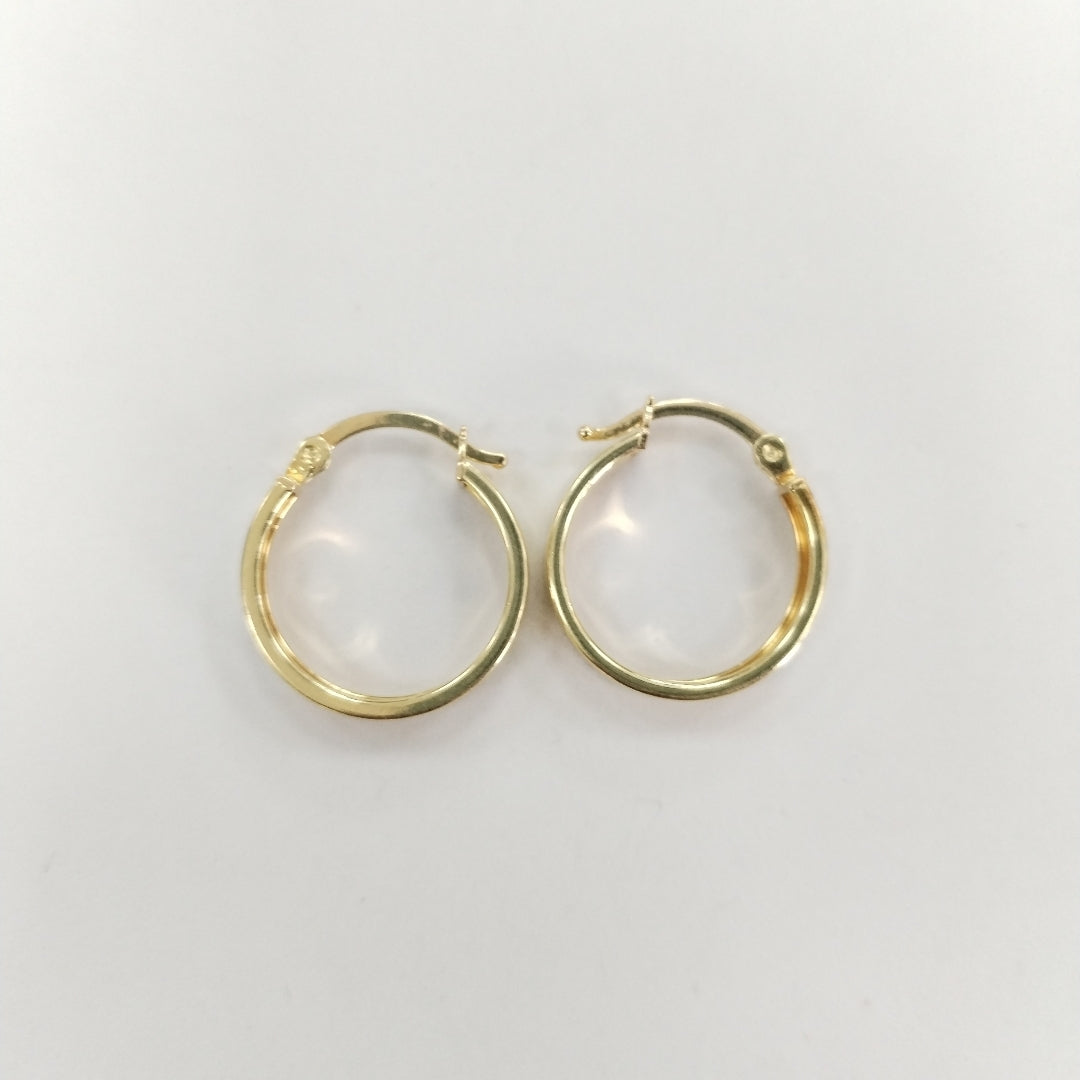 ARRACADAS PAR ORO 14 K 1.5 GRMS (SEMINUEVO)