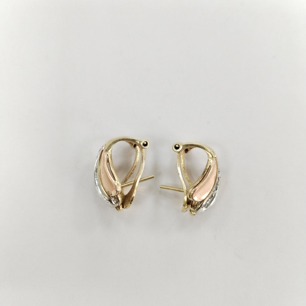 ARETES PAR ORO 14 K 3.8 GRMS (SEMINUEVO)