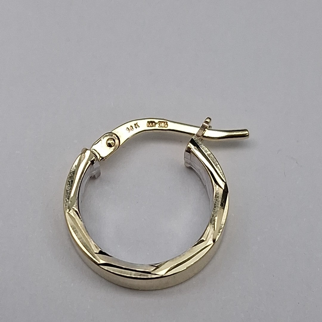 ARRACADAS ORO 14K 1.5 (NUEVO)
