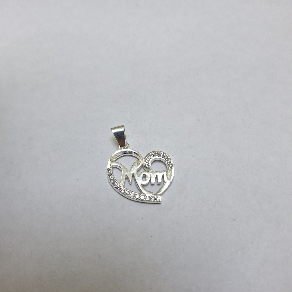 DIJE CORAZON C/CIRCONIAS PLATA .925 3.1 GR (NUEVO)